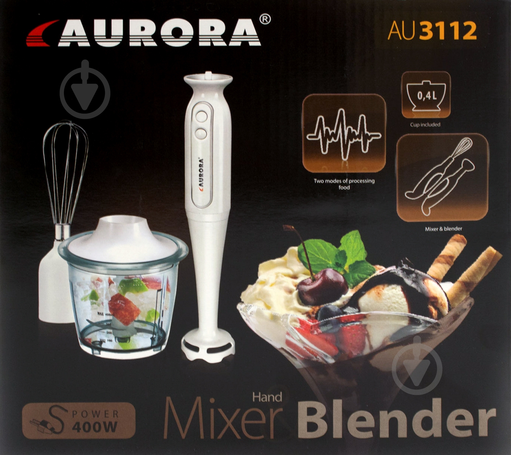 Блендер погружной Aurora AU-3112 - фото 7