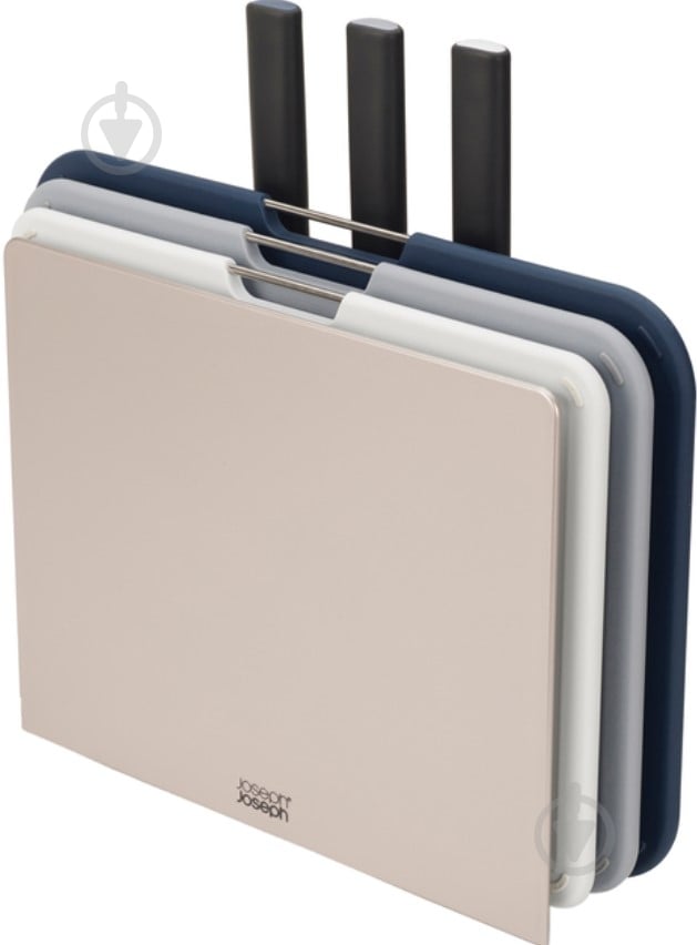 Набір дощок обробних Joseph Joseph Nest Boards з підставкою та ножами 6 предметів 33,3х35,5х10 см (60194) - фото 1 Набір дощок обробних Joseph Joseph Nest Boards з підставкою та ножами 6 предметів 33,3х35,5х10 см (60194) - фото 1