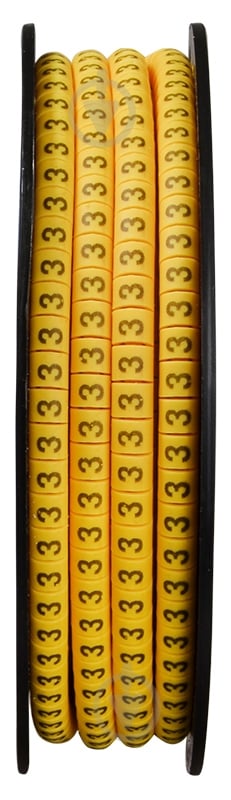 Маркер кабельный АСКОУКРЕМ EC-0 - 3 желтый - фото 4 Маркер кабельный АСКОУКРЕМ EC-0 - 3 желтый - фото 4