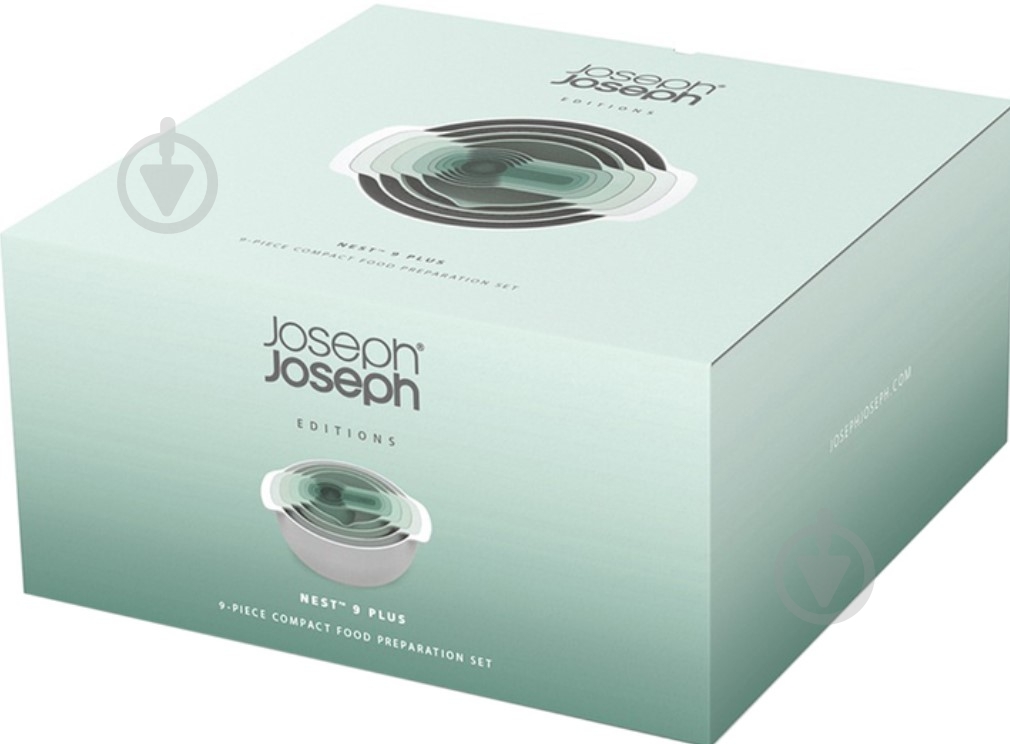 Набор кухонный Joseph Joseph Plus Sage 9 предметов зеленый (40112) - фото 3 Набор кухонный Joseph Joseph Plus Sage 9 предметов зеленый (40112) - фото 3
