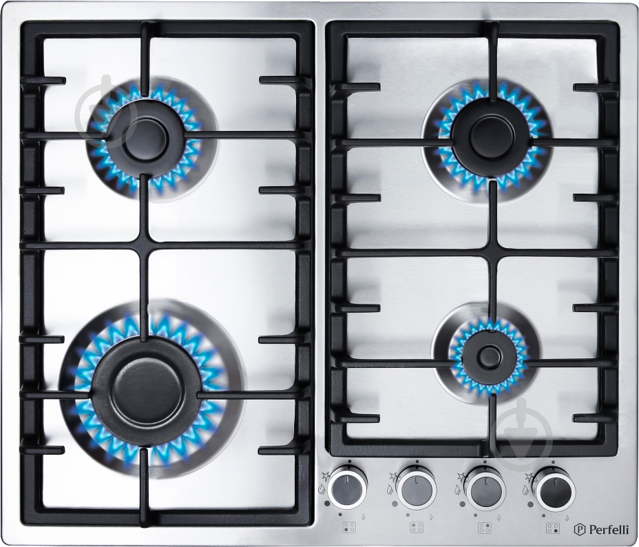 Варочная поверхность газовая Perfelli HGM 61423 I - фото 1 Варочная поверхность газовая Perfelli HGM 61423 I - фото 1