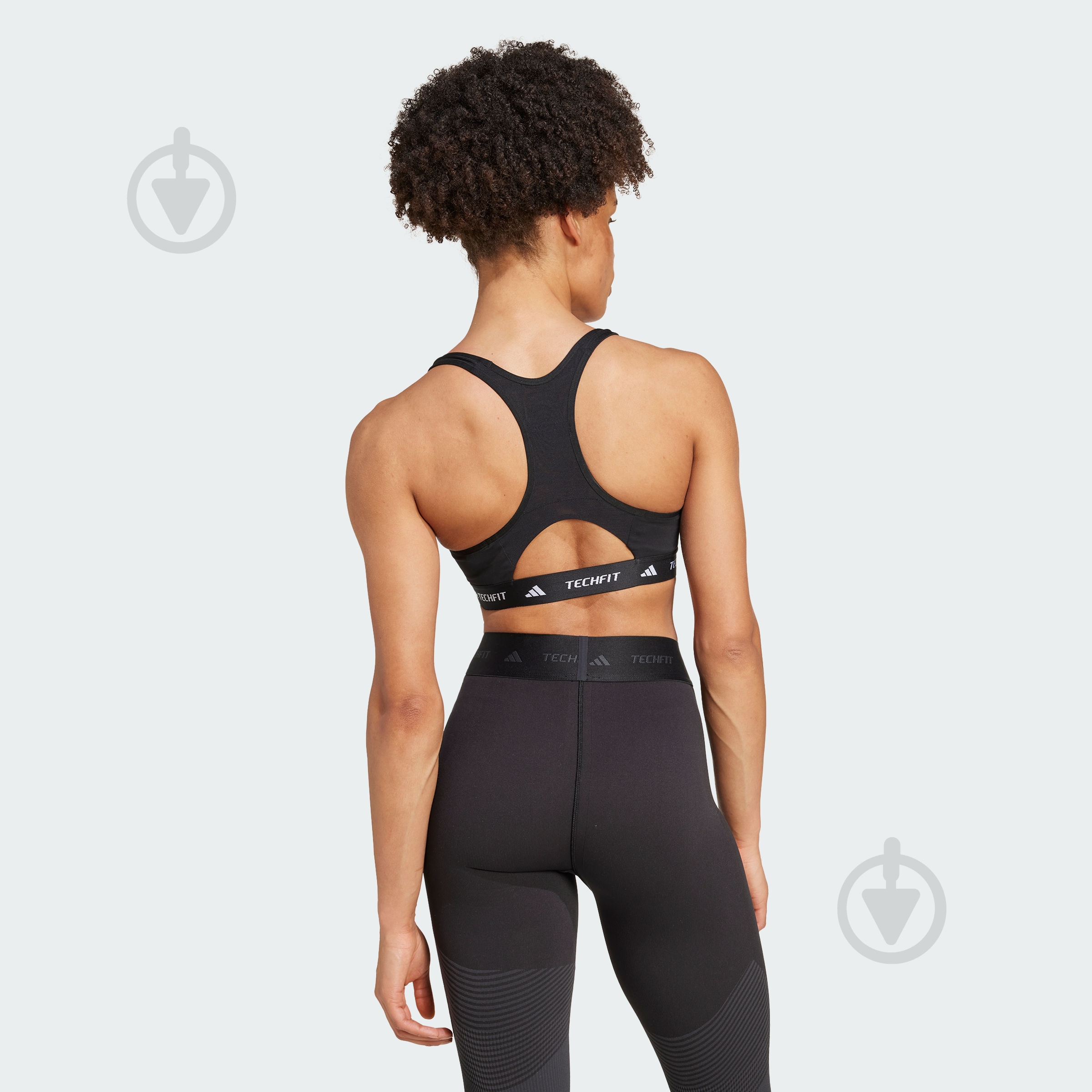Бра Adidas TF MS BRA IT2400 р.M-C/D черный - фото 2