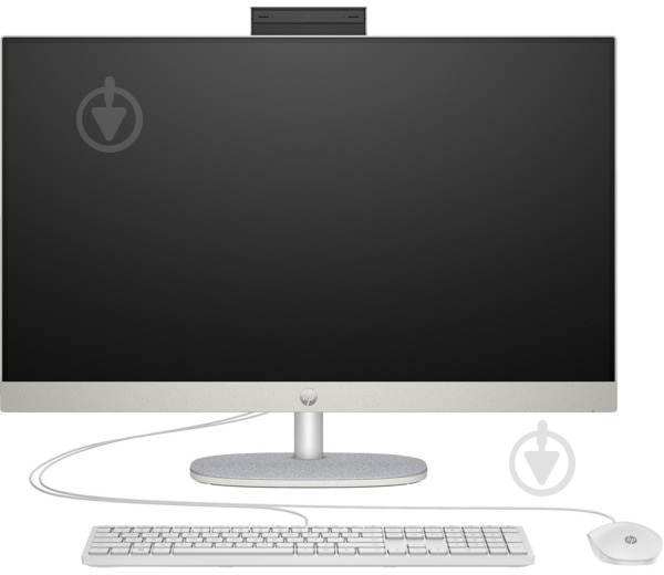 Моноблок HP All-in-One 27" (A45E3EA) white - фото 1