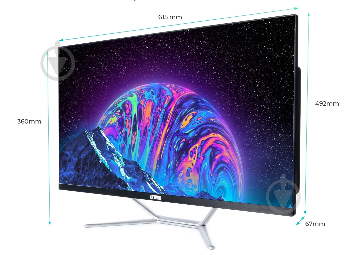 Моноблок Artline Gaming G77 27 (G77v49) black/silver - фото 9 Моноблок Artline Gaming G77 27 (G77v49) black/silver - фото 9