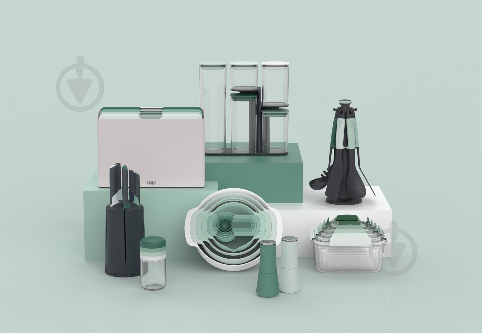 Набір млинків для солі та перцю Joseph Joseph Milltop 2 шт. (20182) - фото 2