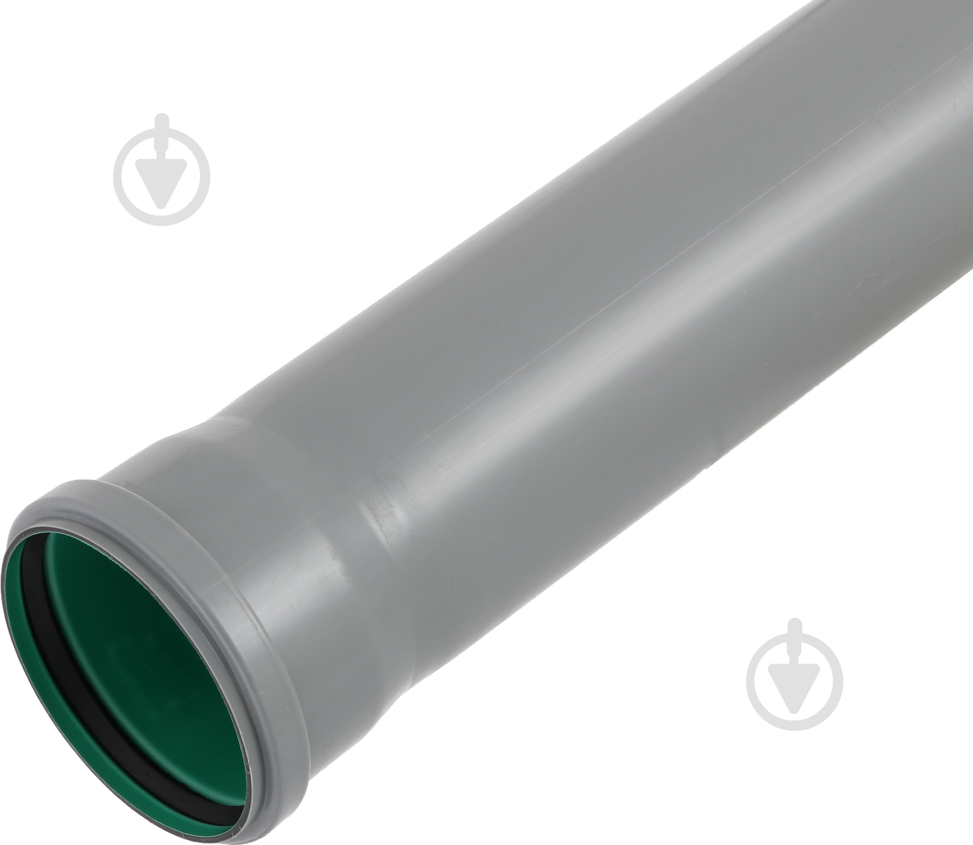 Труба каналізаційна з розтрубом Европласт ПП 110х500 - фото 1 Труба каналізаційна з розтрубом Европласт ПП 110х500 - фото 1