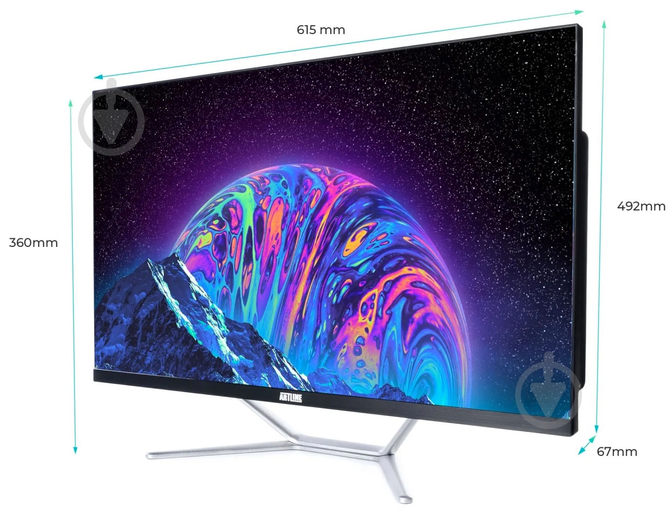 Моноблок Artline Gaming G77 27 (G77v51) black/silver - фото 9 Моноблок Artline Gaming G77 27 (G77v51) black/silver - фото 9
