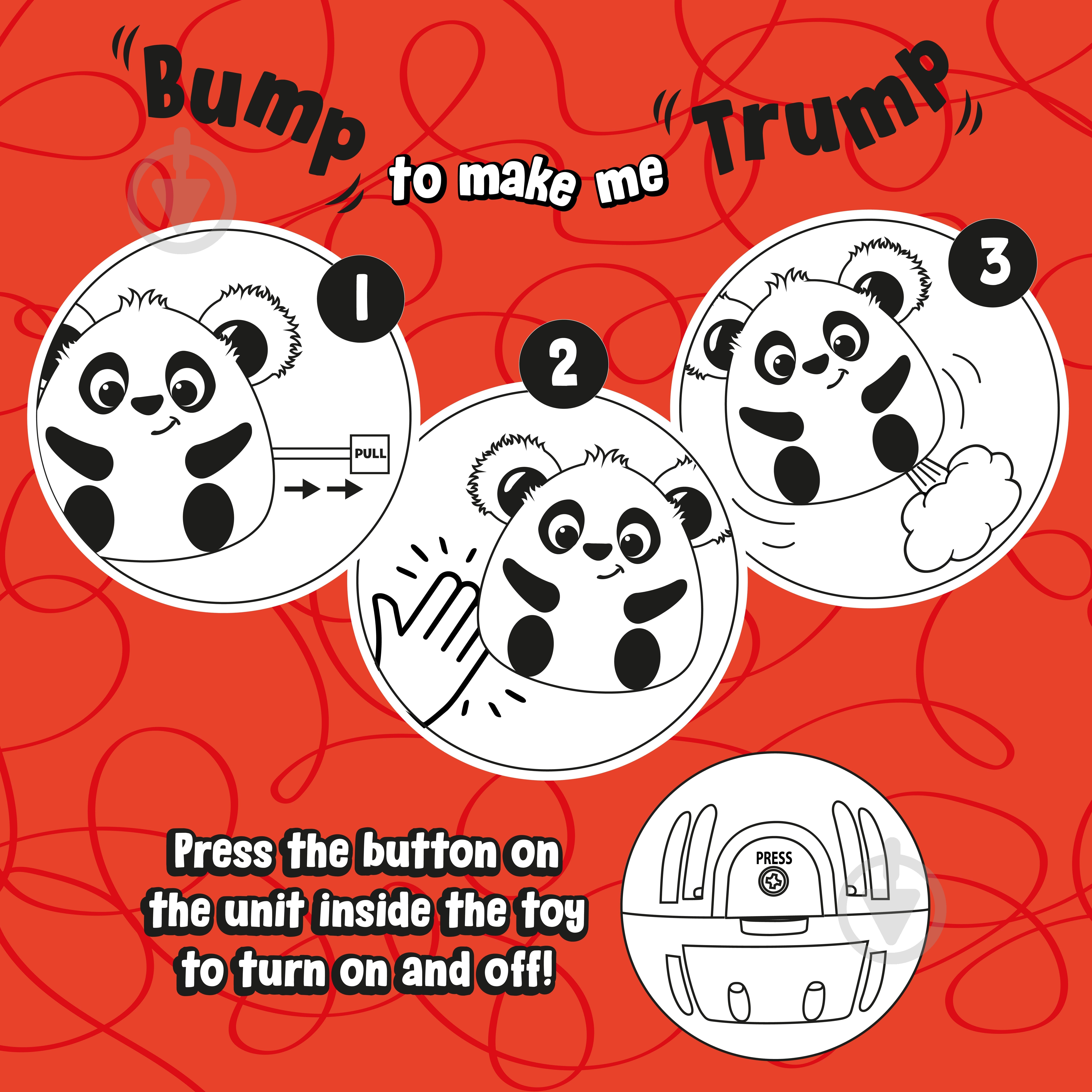 Игрушка мягкая интерактивная Windy Bums 981 - фото 4