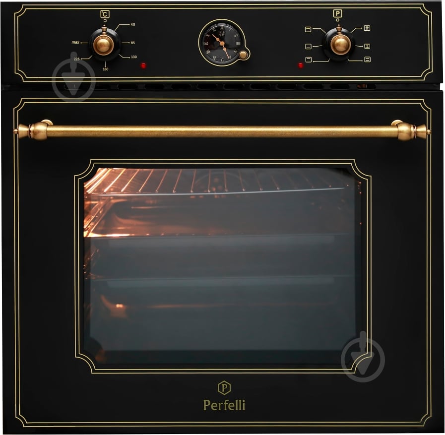 Духовой шкаф Perfelli BOE 6644 BL RETRO - фото 2