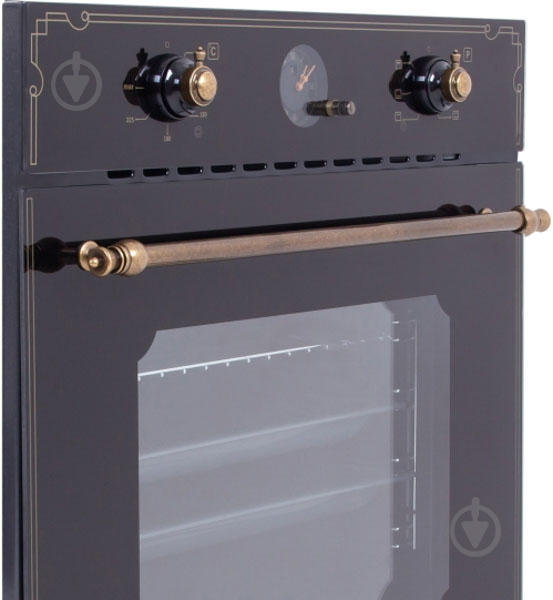 Духовой шкаф Perfelli BOE 6645 BL ANTIQUE GLASS - фото 2