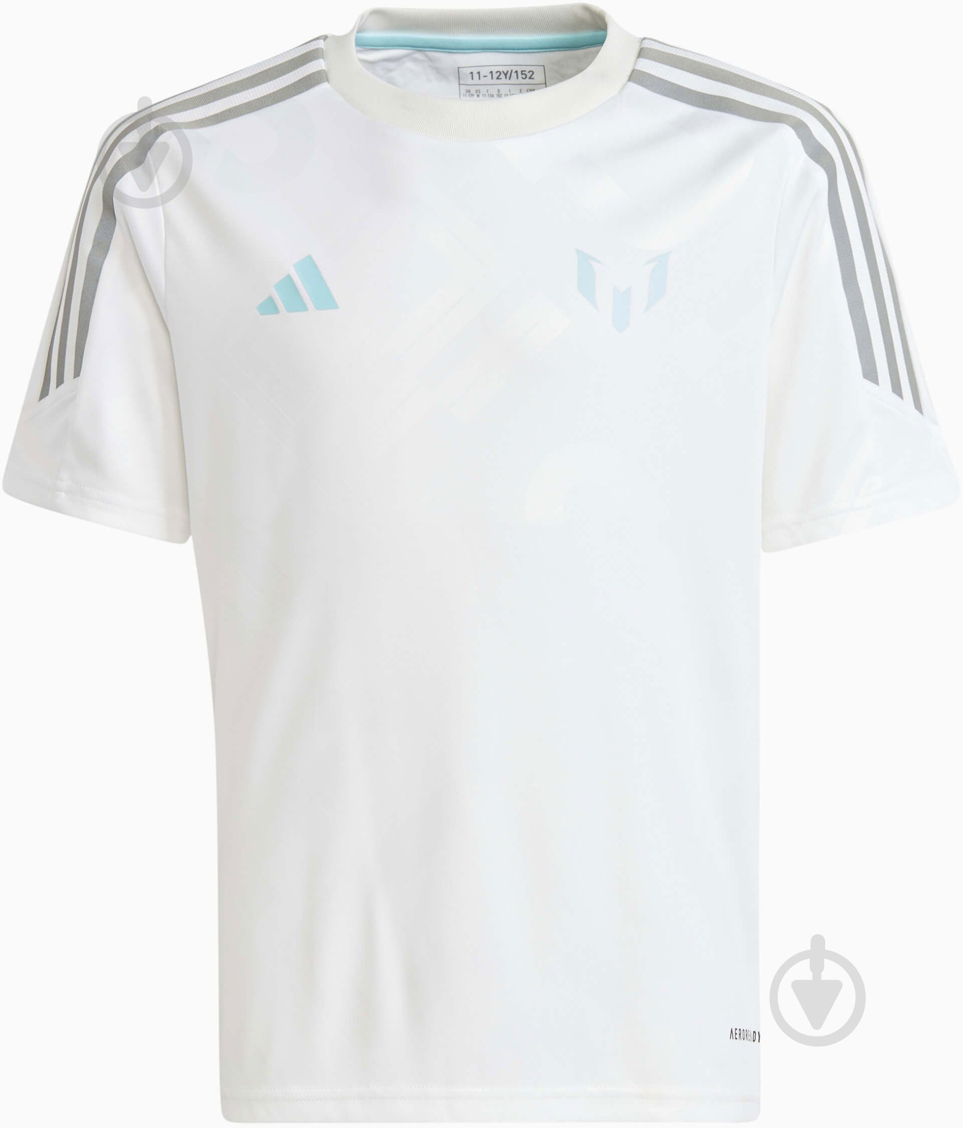 Футболка Adidas Messi Training Junior IJ4941 р.128 белый - фото 1