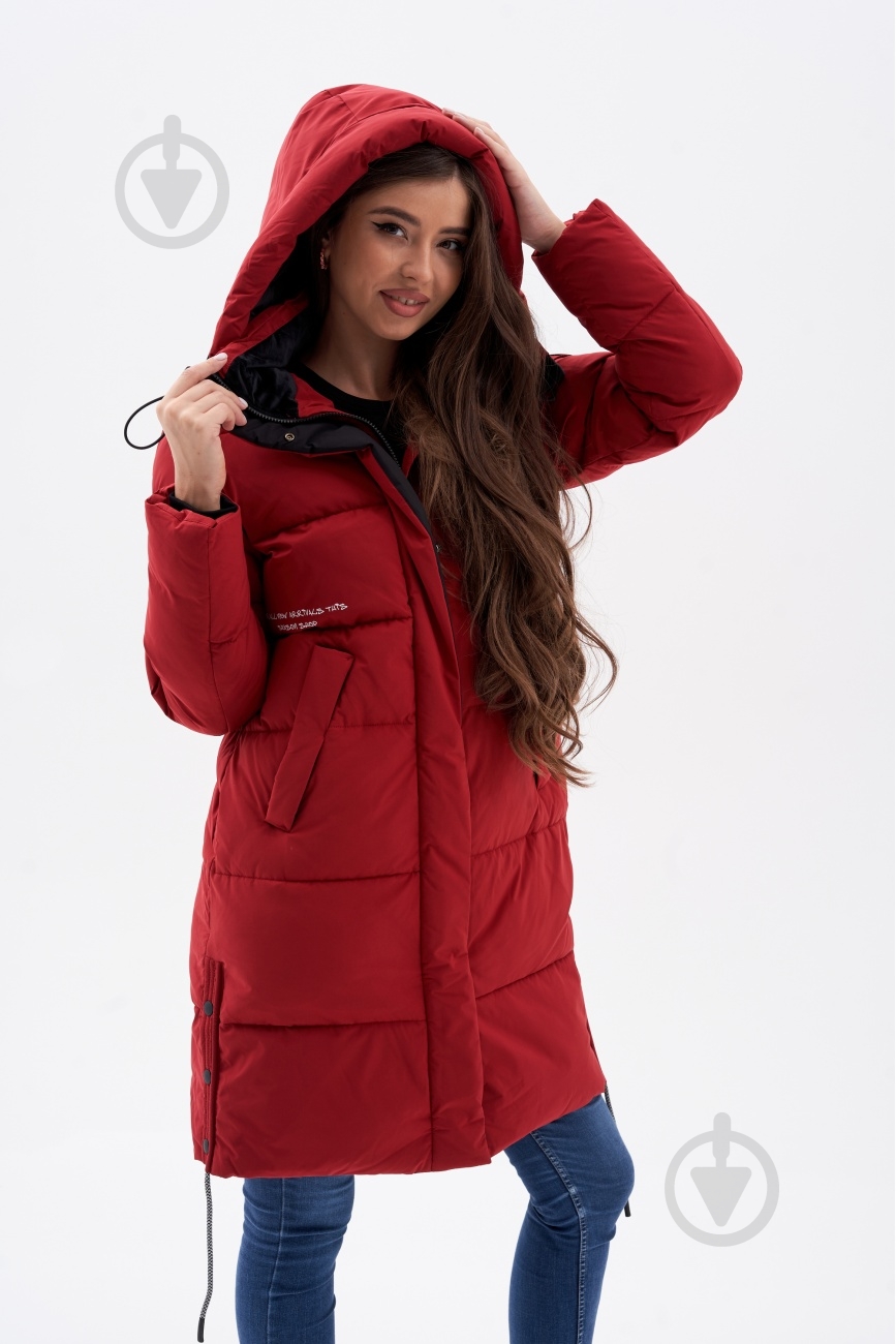 Куртка женское зимнее Avecs AV-70462/52 р.3XL красное - фото 4
