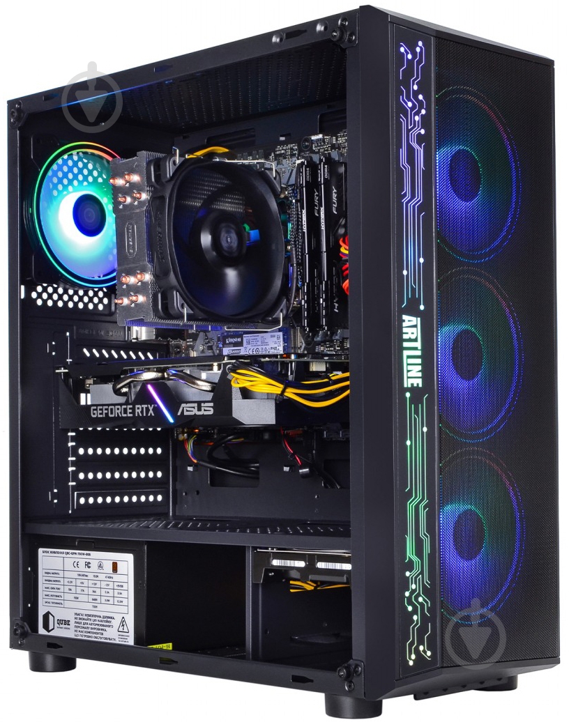 Комп'ютер Artline Gaming (X74v17) black - фото 2 Комп'ютер Artline Gaming (X74v17) black - фото 2