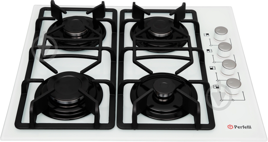 Варочная поверхность газовая Perfelli HGG 61124 WH - фото 3
