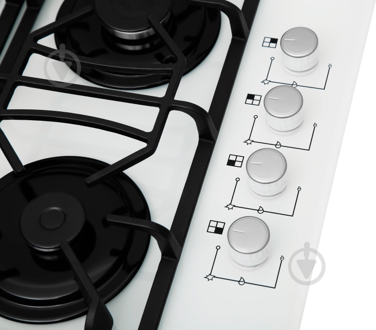 Варочная поверхность газовая Perfelli HGG 61124 WH - фото 5