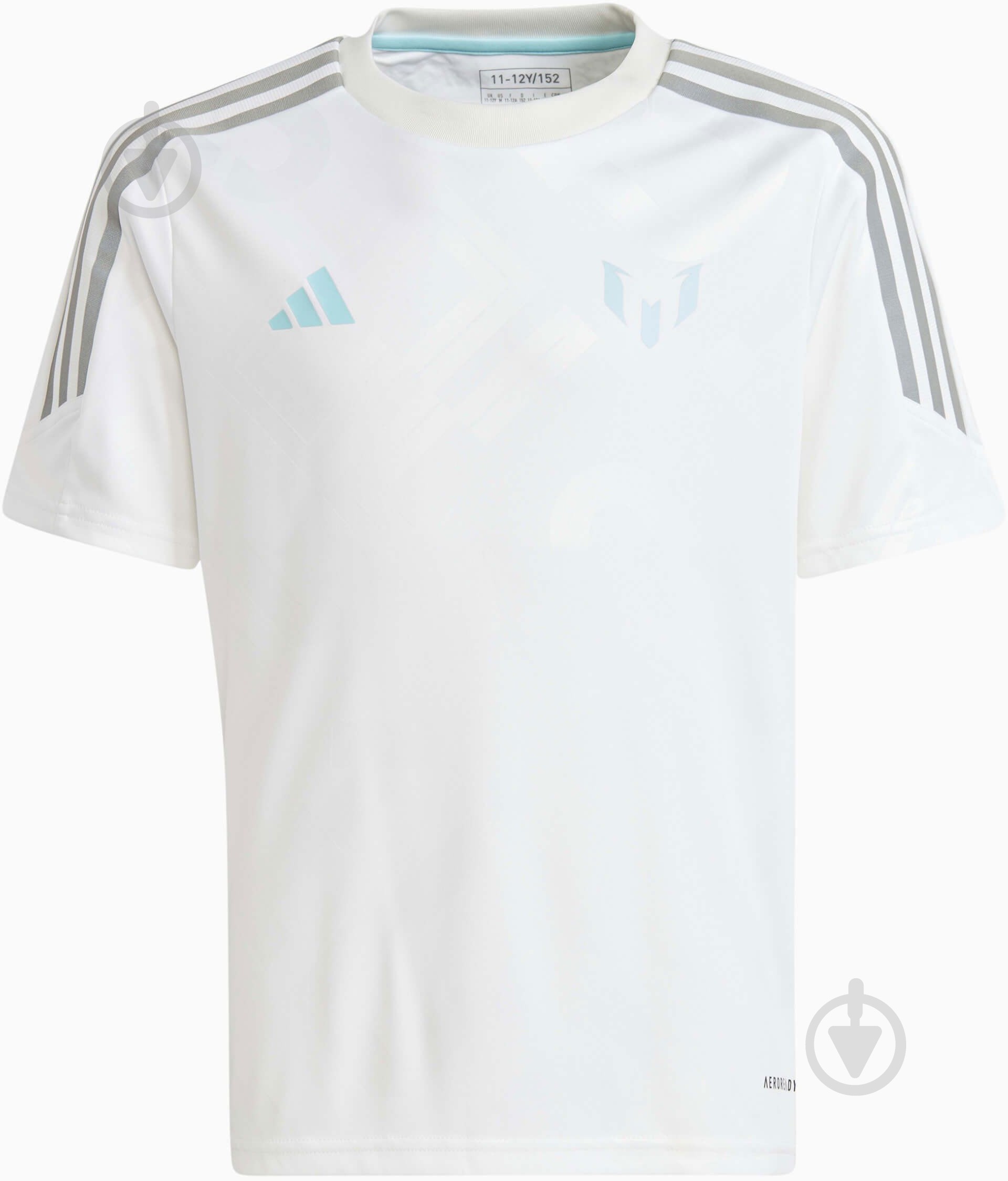 Футболка Adidas Messi Training Junior IJ4941 р.116 белый - фото 1
