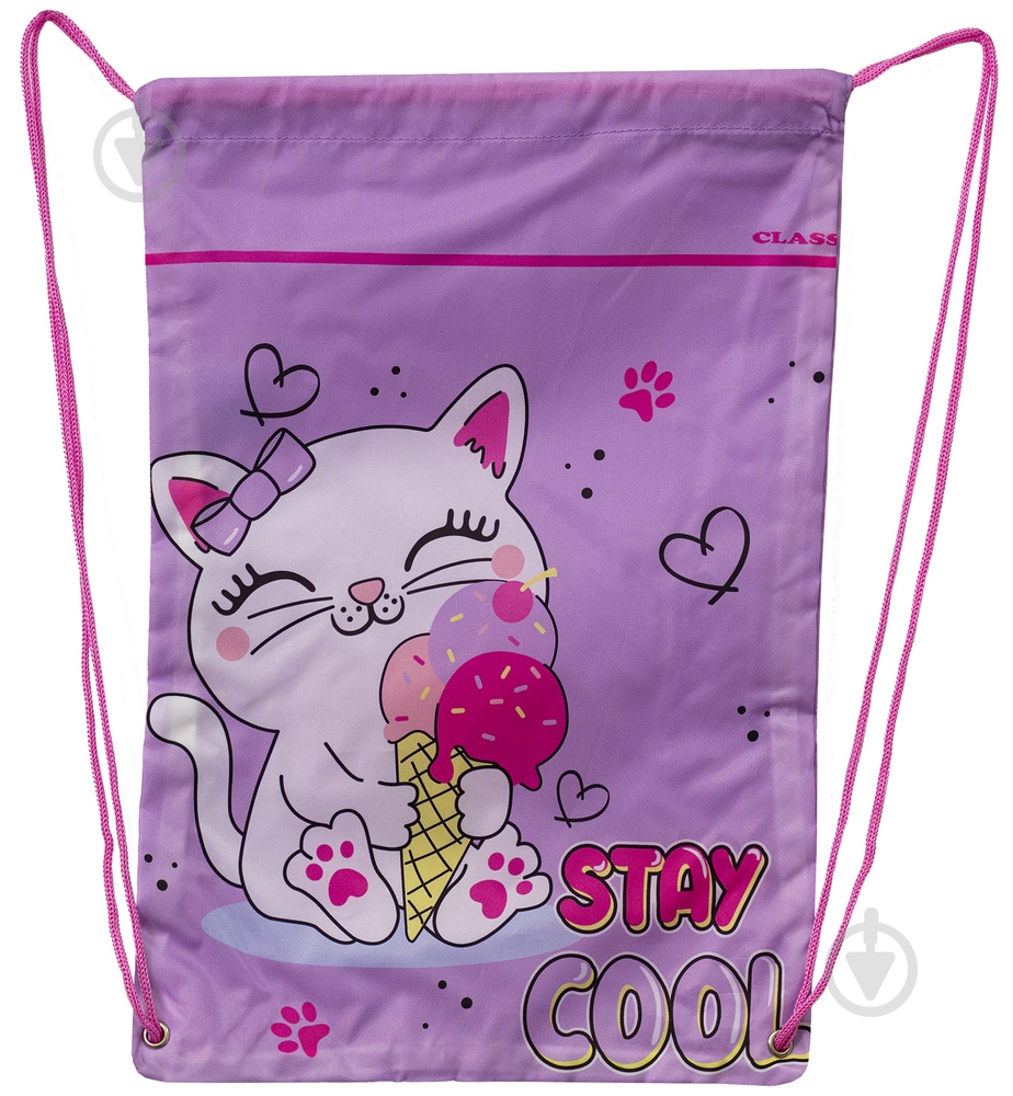 Сумка для обуви CLASS Сool Kitten 46х33 см 2531C - фото 1