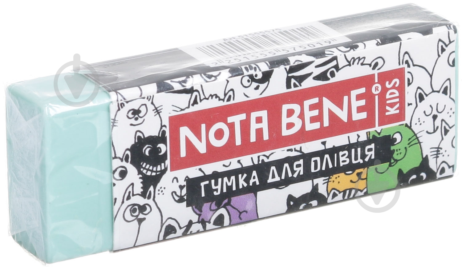 Ластик для карандашей пастельная Nota Bene - фото 1