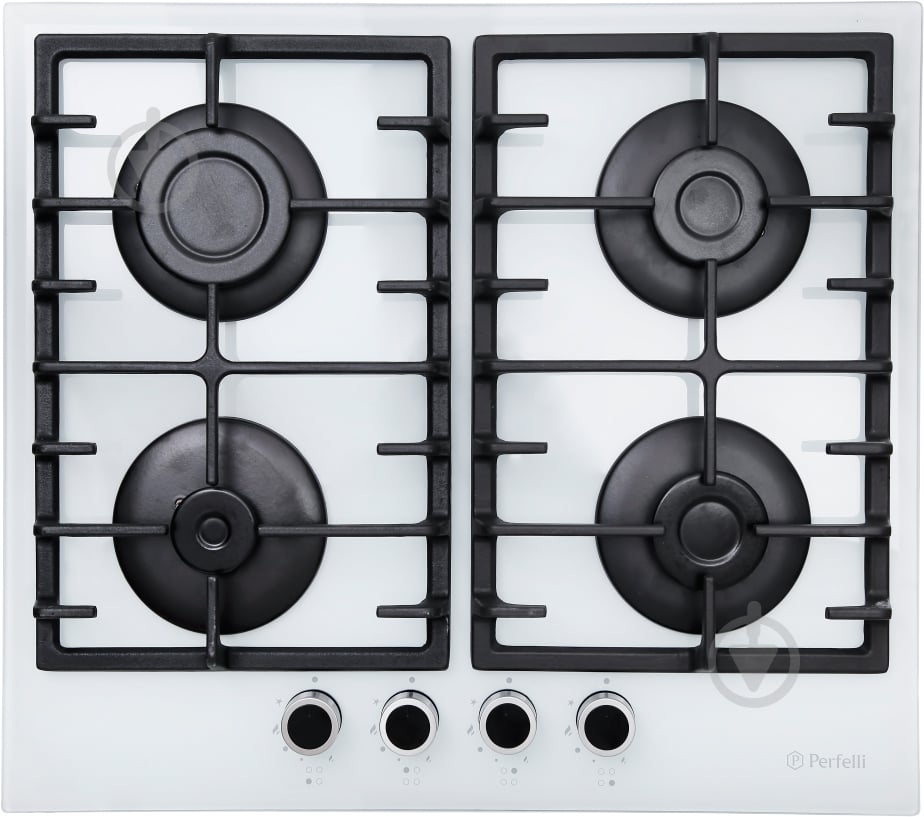 Варочная поверхность газовая Perfelli HGG 61423 WH - фото 2 Варочная поверхность газовая Perfelli HGG 61423 WH - фото 2