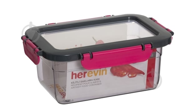 Контейнер для хранения Herevin Combine Pink 1 л - фото 1