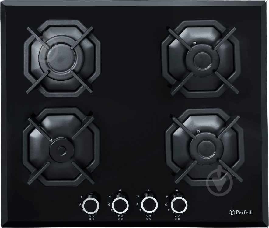 Варочная поверхность газовая Perfelli HGG 61443 BL - фото 2