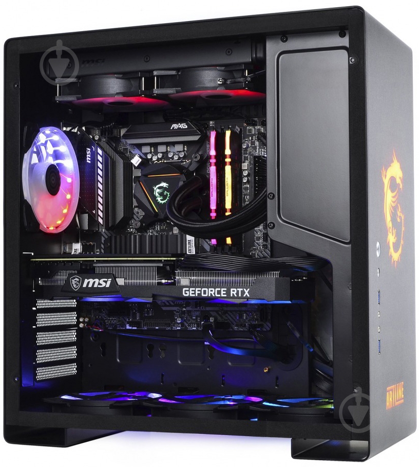 Компьютер Artline Overlord DRAGON (DRAGONv67Win) black - фото 4