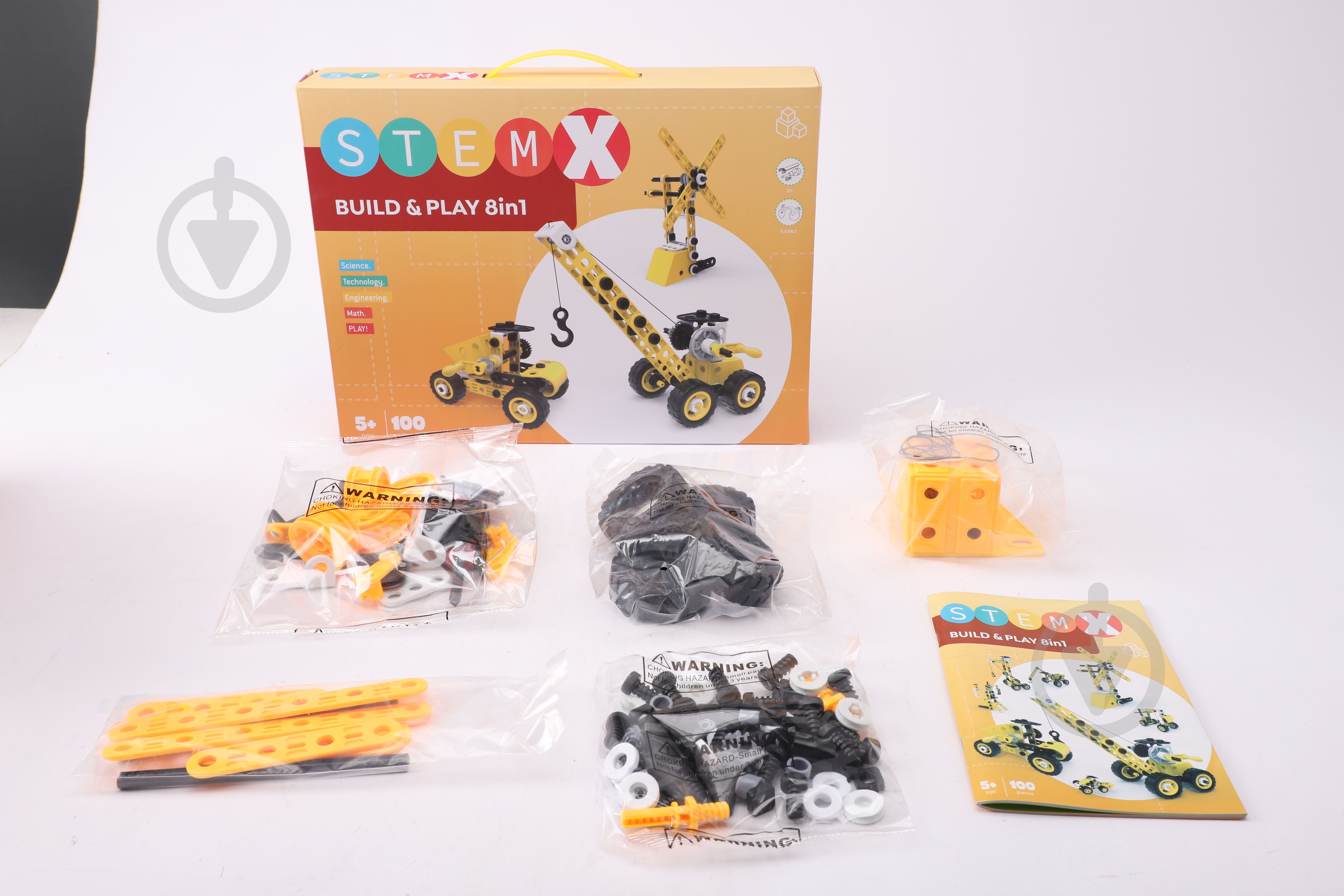 Конструктор Steam 8 в 1 на 100 деталей 6873945 - фото 3