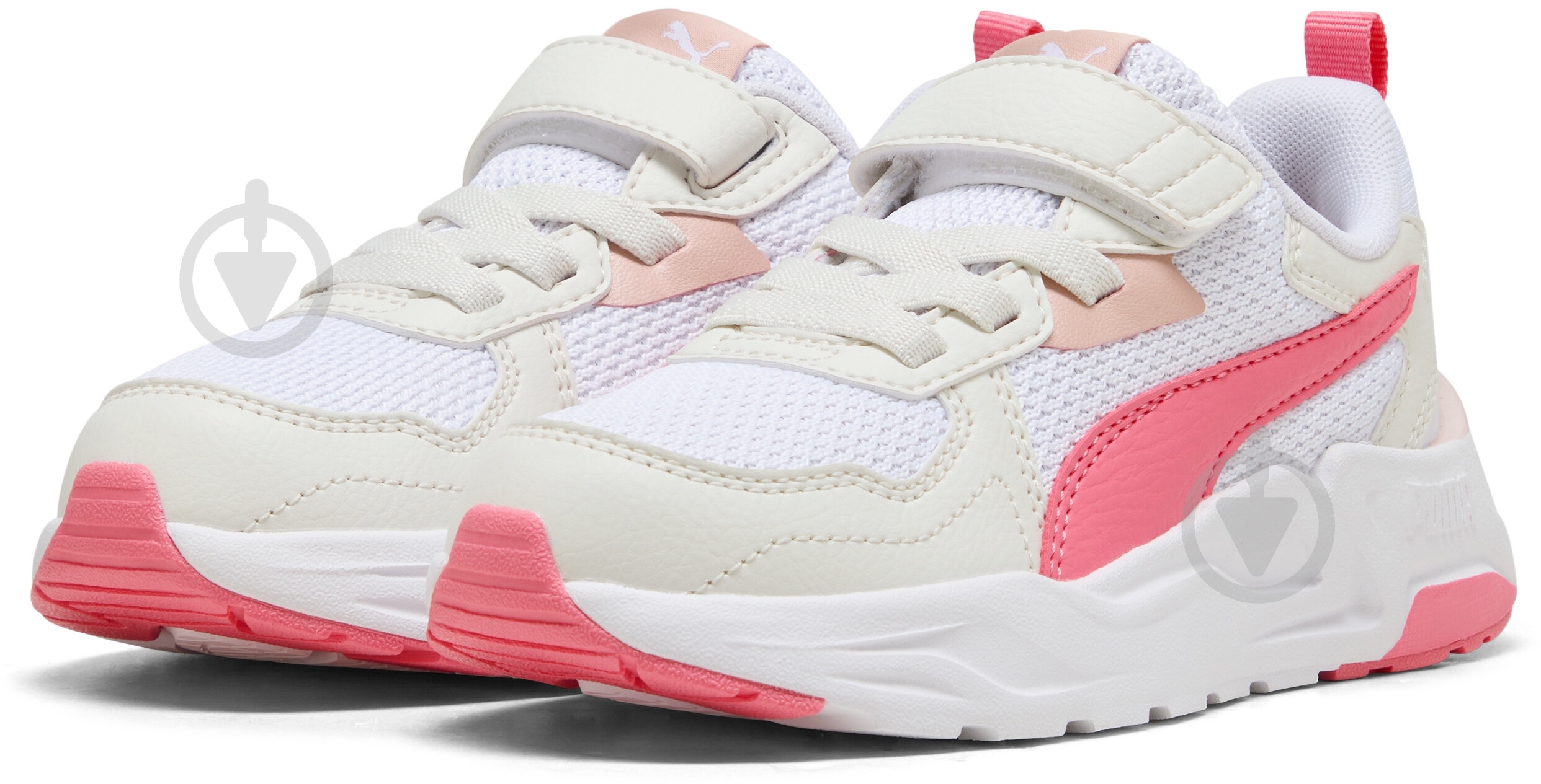 Кросівки для дівчаток Puma Trinity Lite AC+ PS 39148016 р.33 біло-рожеві - фото 3