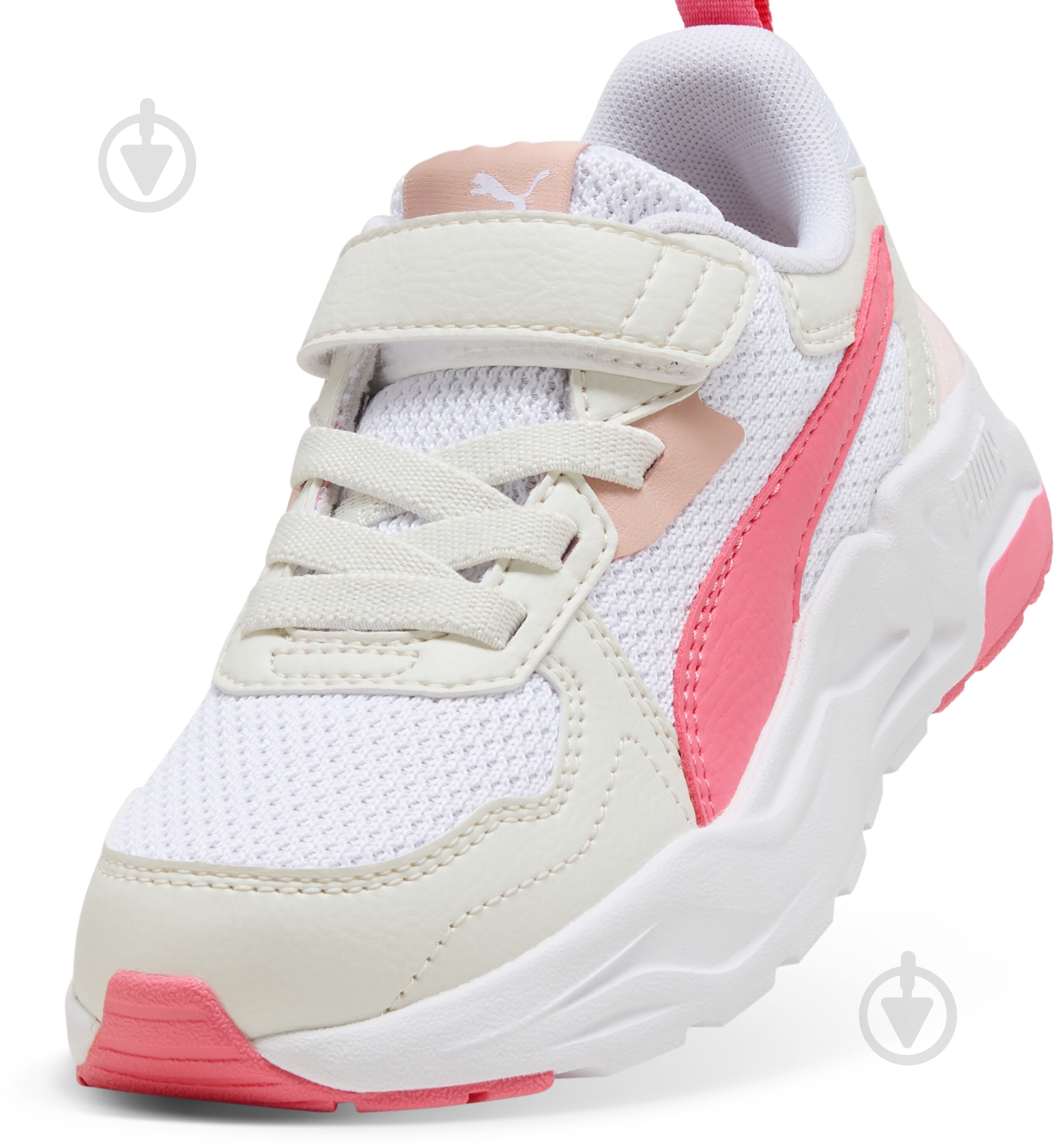 Кросівки для дівчаток Puma Trinity Lite AC+ PS 39148016 р.33 біло-рожеві - фото 4