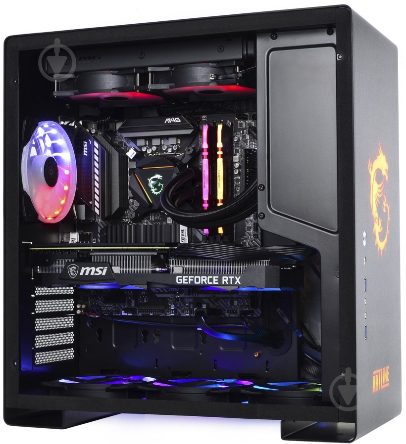 Компьютер Artline Overlord DRAGON (DRAGONv76Win) black - фото 3