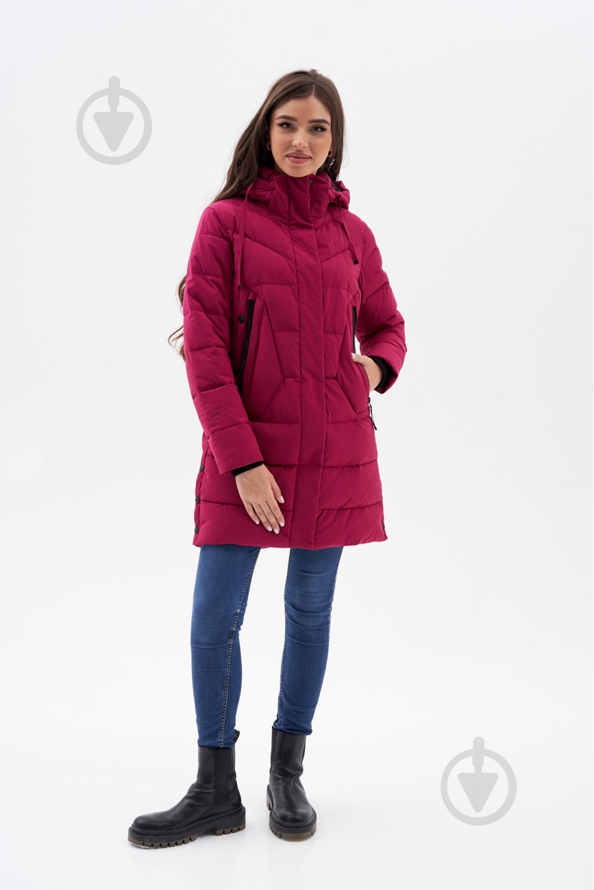 Куртка женское зимнее Avecs AV-70462/37 р.L красное - фото 1