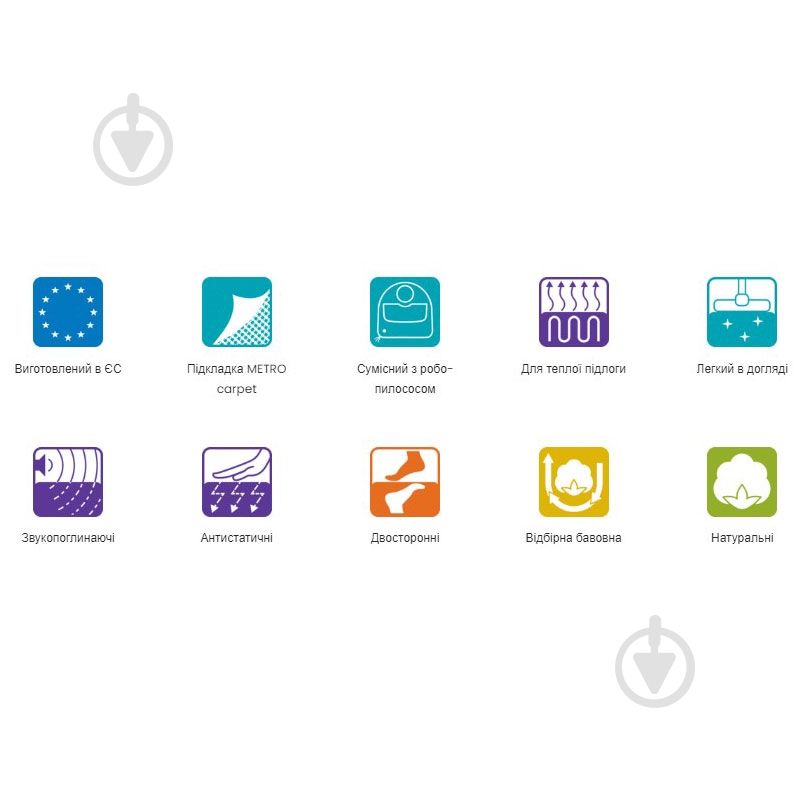 Ковер Narma Palmse White 200x300 см двусторонний - фото 9