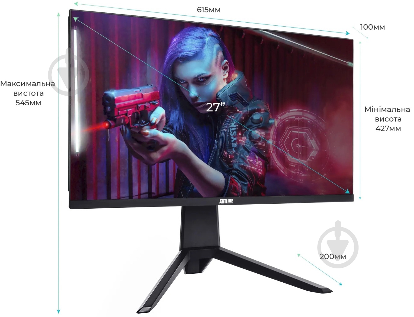 Моноблок Artline Gaming G79 27 (G79v61) black - фото 5 Моноблок Artline Gaming G79 27 (G79v61) black - фото 5