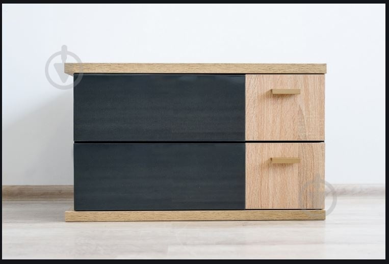 Тумба Embawood Капри 649х390х404 мм левая дуб сонома - фото 1