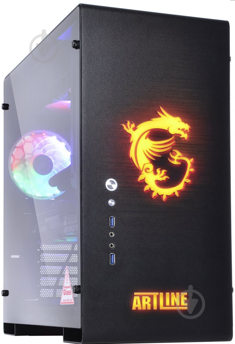 Компьютер Artline Overlord DRAGON (DRAGONv88Win) black - фото 1