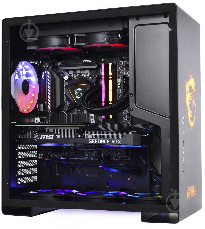 Компьютер Artline Overlord DRAGON (DRAGONv88Win) black - фото 4