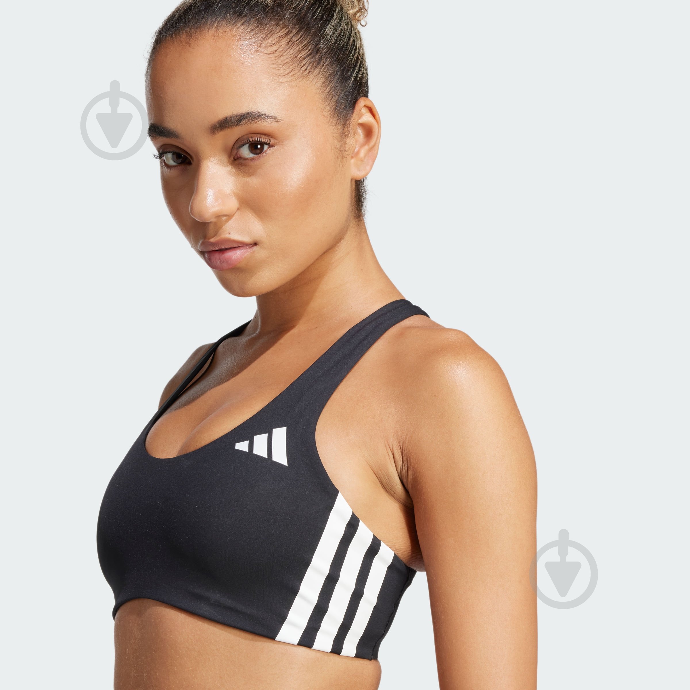 Бра Adidas PWRCT MS 3S BRA JH1420 р.S-C/D черный - фото 3 Бра Adidas PWRCT MS 3S BRA JH1420 р.S-C/D черный - фото 3