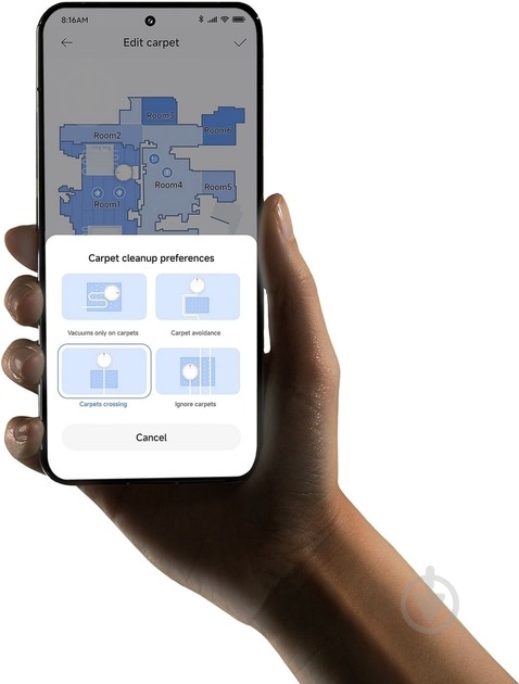 Робот-пылесос моющий Xiaomi Robot Vacuum H40 white - фото 11
