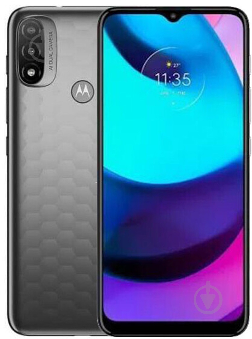 Смартфон Motorola E20 2/32GB graphite (942718) - фото 1