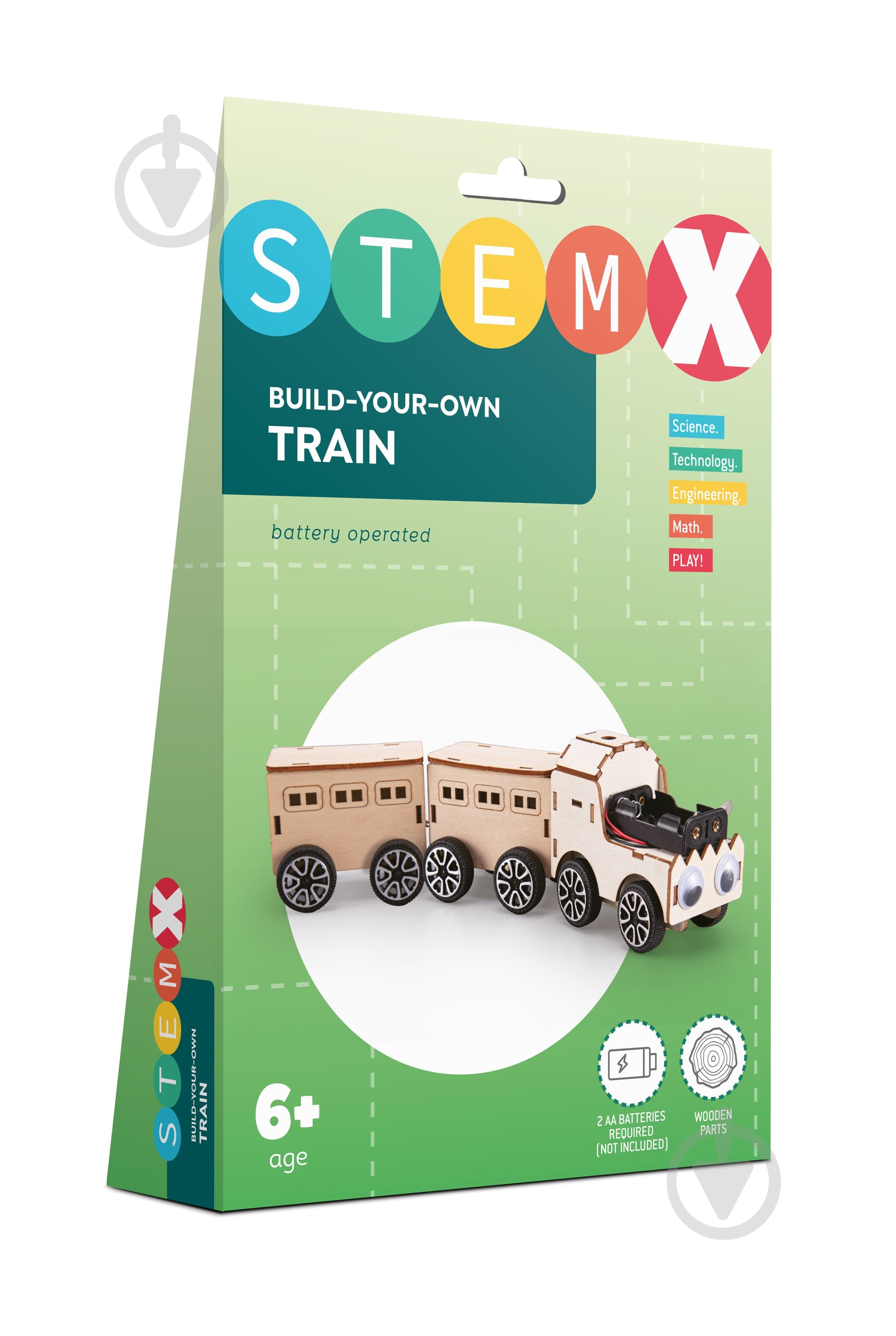 Конструктор деревянный Steam Поезд 7143403 - фото 2