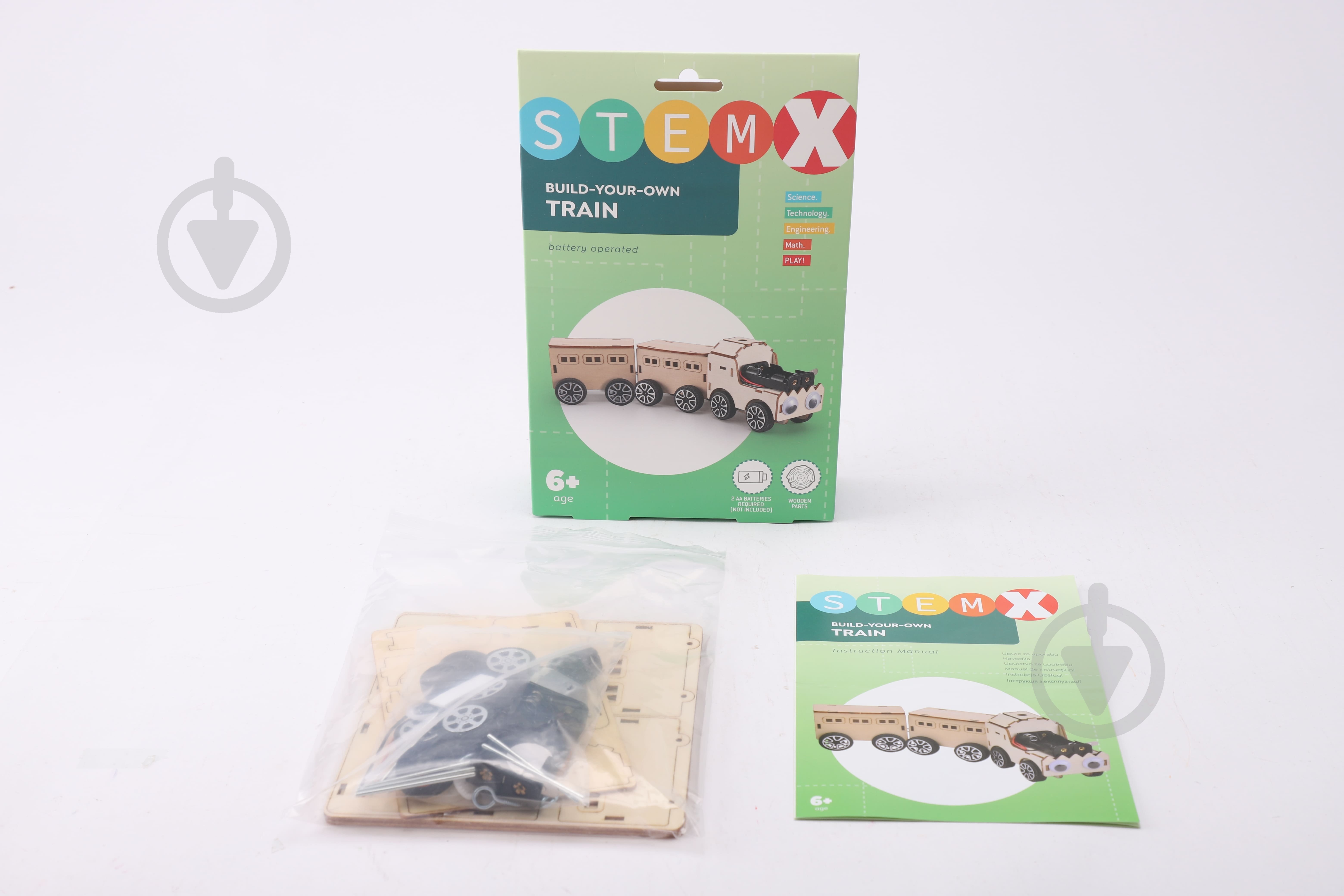 Конструктор деревянный Steam Поезд 7143403 - фото 4