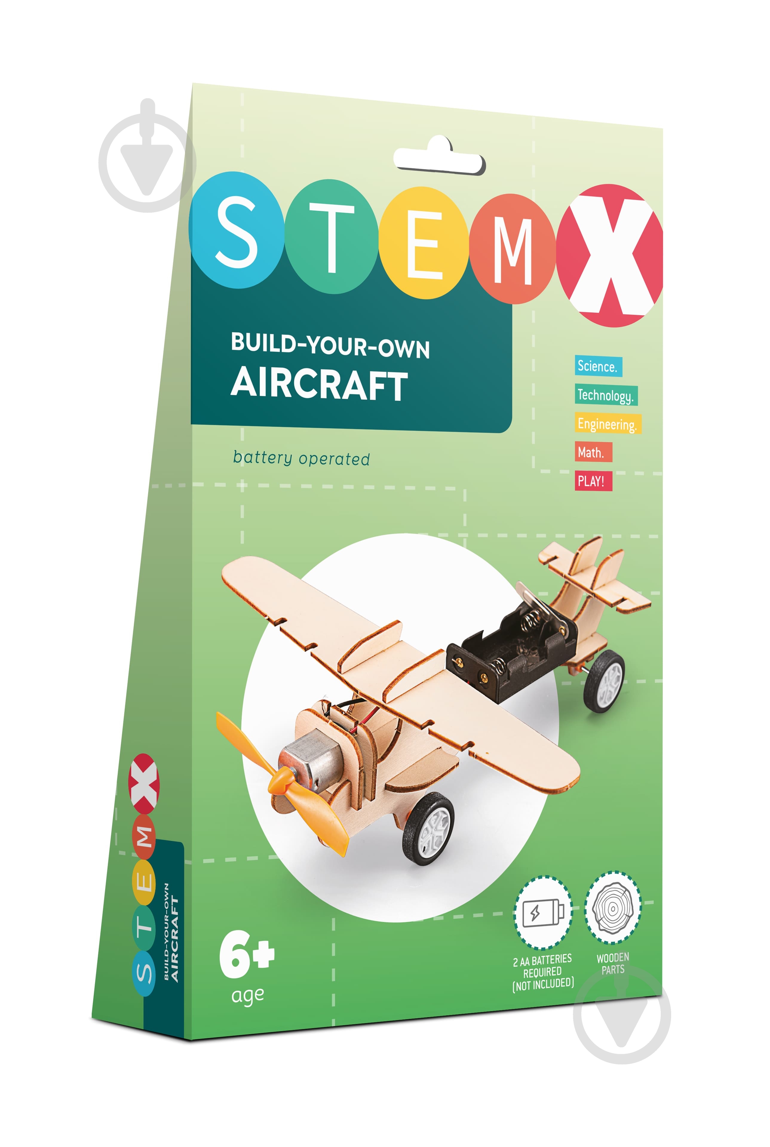 Конструктор деревянный Steam Самолет 7078449 - фото 2