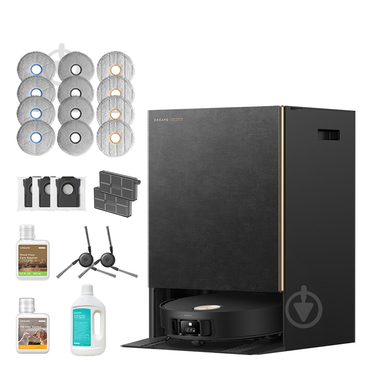 Робот-пилосос мийний DREAME Bot MatriX 10 Ultra (RLX95CE-bl) black - фото 1