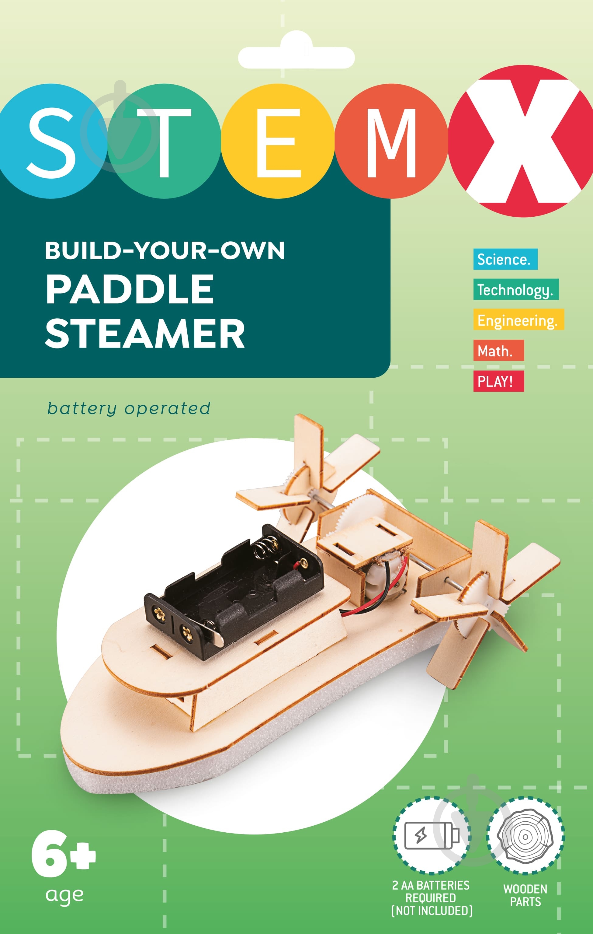 Конструктор дерев'яний Steam Пароплав 7078458 - фото 1