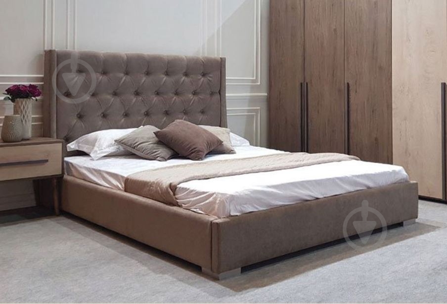 Кровать с подъемным механизмом Embawood Пудра 160x200 см белый - фото 1