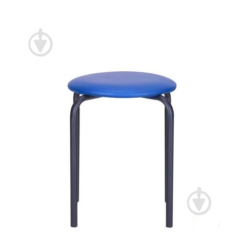 Табурет AMF Art Metal Furniture Софі ш/з Скаден темно-синій / чорний - фото 2