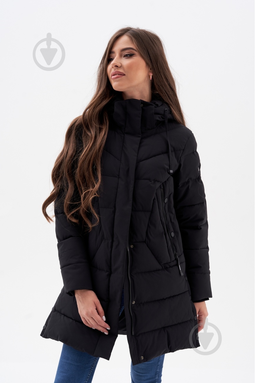 Куртка женское зимнее Avecs AV-70462/1 р.3XL черное - фото 3 Куртка женское зимнее Avecs AV-70462/1 р.3XL черное - фото 3