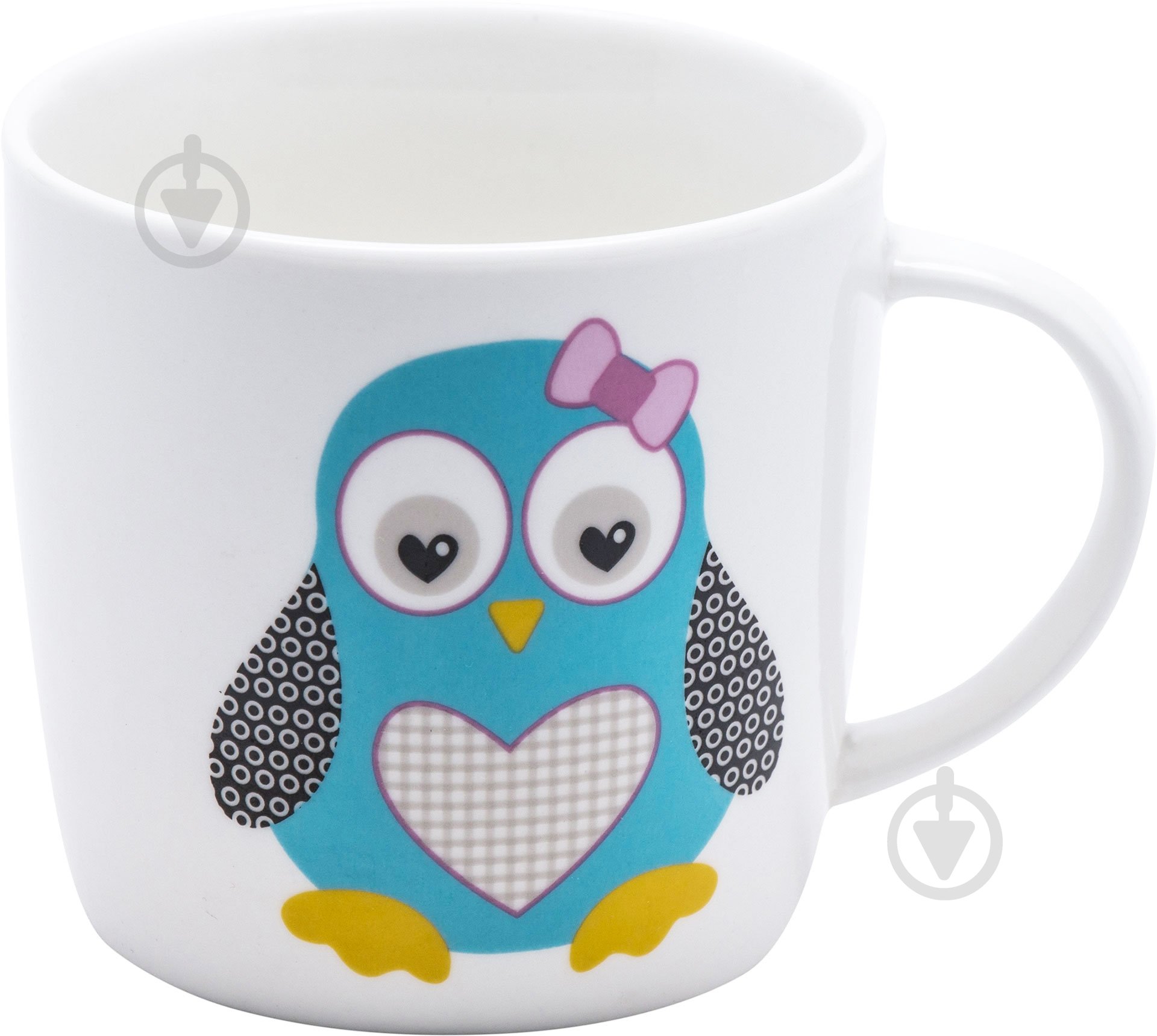 Чашка Keramia Пингвин 320 мл голубая 21-272-005 - фото 1