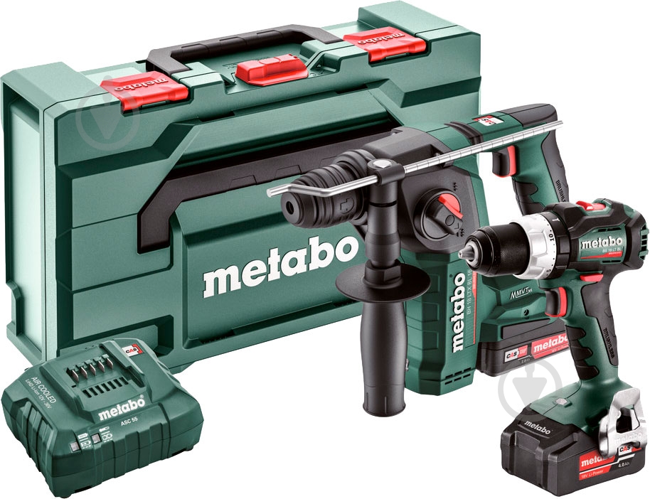 Набор аккумуляторного инструмента Metabo COMBO SET 2.5.2 18V 685182000 - фото 1 Набор аккумуляторного инструмента Metabo COMBO SET 2.5.2 18V 685182000 - фото 1