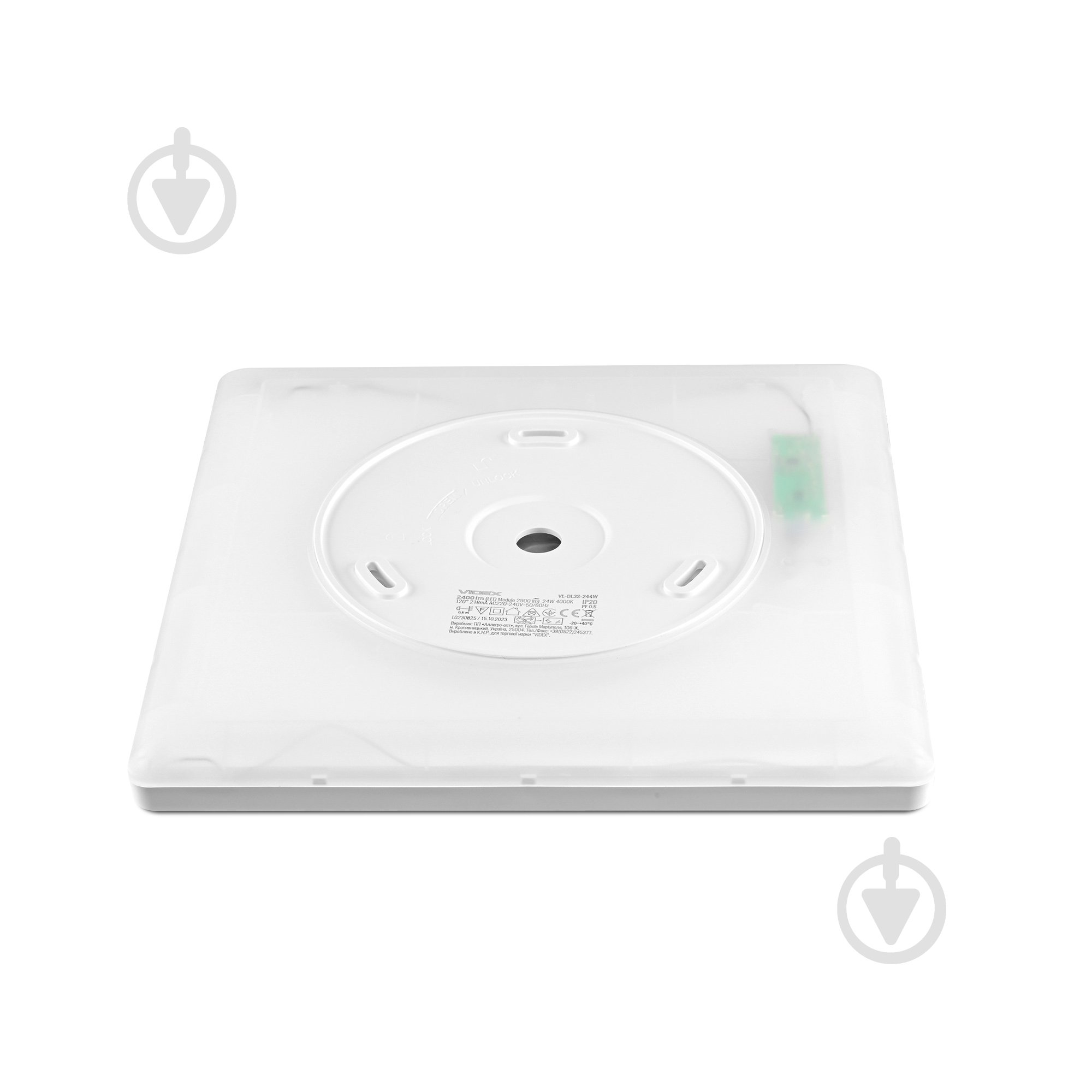 Світильник настінно-стельовий Videx 24 Вт білий 4000 К 27854 - фото 3